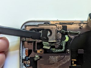 Teardown image of an apple product.