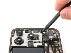 Teardown image of an apple product.