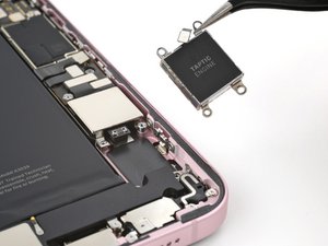 Teardown image of an apple product.