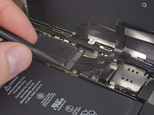 Teardown image of an apple product.