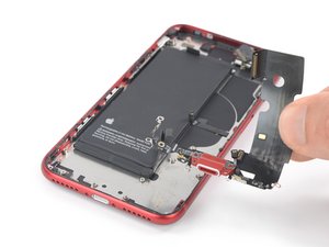 Teardown image of an apple product.