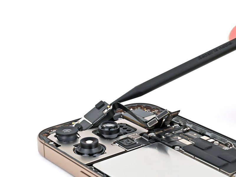 Teardown image of an apple product.