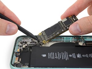 Teardown image of an apple product.